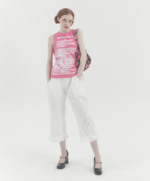 KATER（カーター）の「Capri Nylon Shirring Pants - IVORY（その他パンツ）」