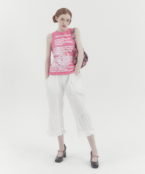 KATER(カーター)の「Capri Nylon Shirring Pants - IVORY(その他パンツ・レディース・その他・FREE)」の1枚目の写真
