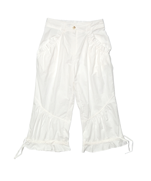 KATER(カーター)の「Capri Nylon Shirring Pants - IVORY(その他パンツ・レディース・その他・FREE)」の2枚目の写真