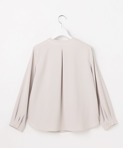 ANY SIS（エニィスィス）の「フロントタックバイカラー ブラウス（シャツ/ブラウス・レディース・ベージュ系/ホワイト系・MEDIUM）」の11枚目の写真