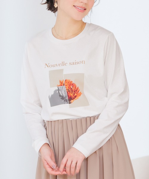 GLACIER lusso(グラシアルッソ)の「フォトプリントTシャツ(Tシャツ/カットソー・レディース・イエロー系その他/ホワイト×ゴールド/ホワイト×シルバー/スミクロ・L/LL/M/S)」の8枚目の写真