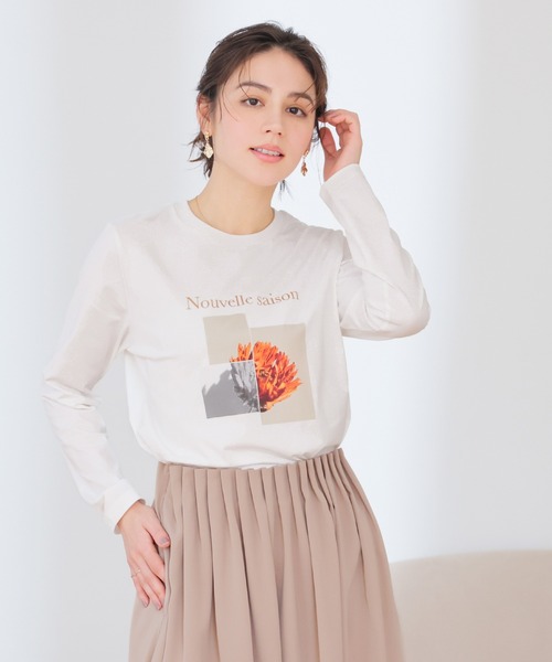 GLACIER lusso(グラシアルッソ)の「フォトプリントTシャツ(Tシャツ/カットソー・レディース・イエロー系その他/ホワイト×ゴールド/ホワイト×シルバー/スミクロ・L/LL/M/S)」の9枚目の写真