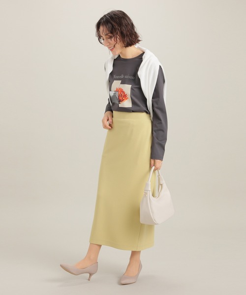GLACIER lusso(グラシアルッソ)の「フォトプリントTシャツ(Tシャツ/カットソー・レディース・イエロー系その他/ホワイト×ゴールド/ホワイト×シルバー/スミクロ・L/LL/M/S)」の10枚目の写真