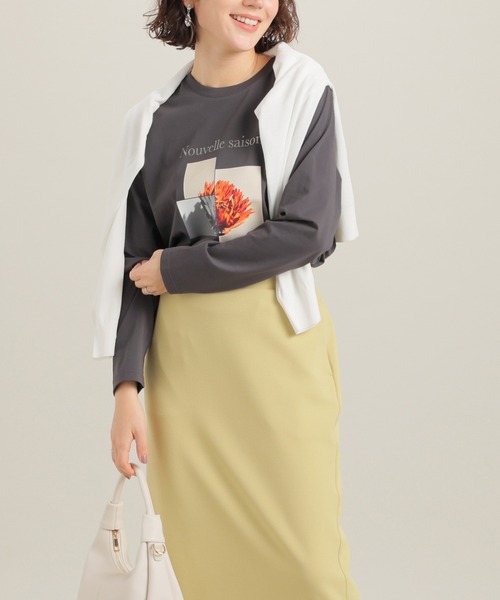 GLACIER lusso(グラシアルッソ)の「フォトプリントTシャツ(Tシャツ/カットソー・レディース・イエロー系その他/ホワイト×ゴールド/ホワイト×シルバー/スミクロ・L/LL/M/S)」の11枚目の写真