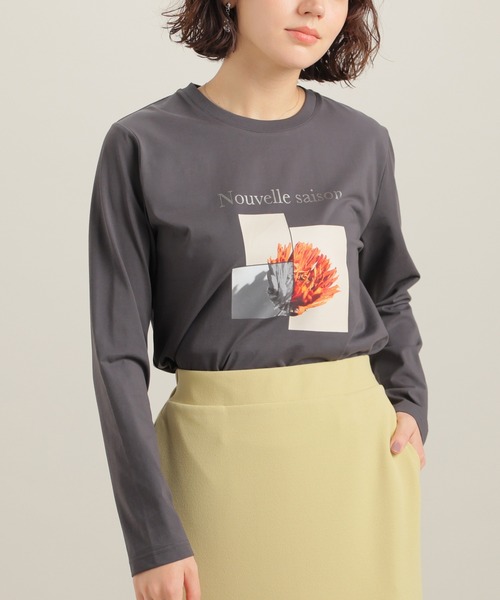 GLACIER lusso(グラシアルッソ)の「フォトプリントTシャツ(Tシャツ/カットソー・レディース・イエロー系その他/ホワイト×ゴールド/ホワイト×シルバー/スミクロ・L/LL/M/S)」の12枚目の写真