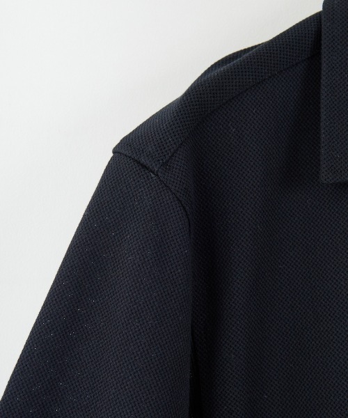 FRED PERRY（フレッドペリー）の「[FRED PERRY/フレッドペリー] コンプレスメッシュ ワンポイントロゴ刺繍 ショートスリーブシャツ（シャツ/ブラウス・レディース・ブラック/グリーン/キナリ・L/M）」の18枚目の写真