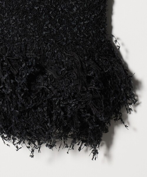 ASTRAET（アストラット）の「＜ASTRAET＞フリンジ Uネックジレ（ベスト・レディース・ブラック/ホワイト・FREE）」の16枚目の写真