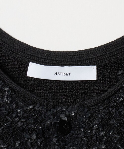 ASTRAET（アストラット）の「＜ASTRAET＞フリンジ Uネックジレ（ベスト・レディース・ブラック/ホワイト・FREE）」の22枚目の写真