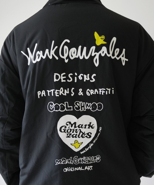 Port(ポート)の「【 Mark Gonzales / マークゴンザレス 】 スタンドカラー ジャケット(ダウンジャケット/コート・メンズ・ブラック/グレー・XL/M/L)」の5枚目の写真