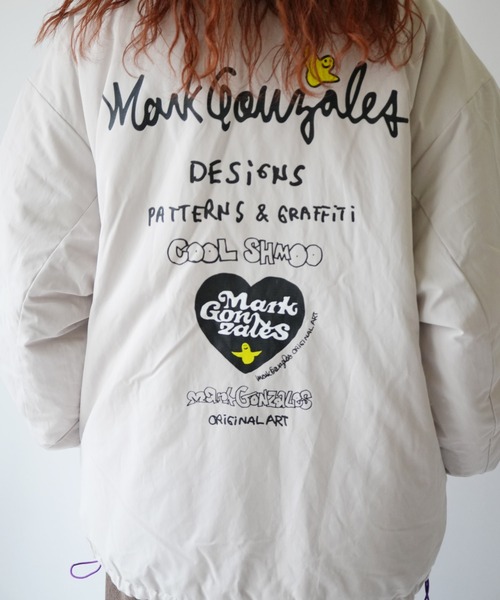 Port(ポート)の「【 Mark Gonzales / マークゴンザレス 】 スタンドカラー ジャケット(ダウンジャケット/コート・メンズ・ブラック/グレー・XL/M/L)」の18枚目の写真