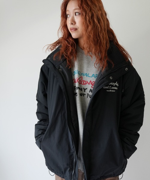 Port(ポート)の「【 Mark Gonzales / マークゴンザレス 】 スタンドカラー ジャケット(ダウンジャケット/コート・メンズ・ブラック/グレー・XL/M/L)」の7枚目の写真