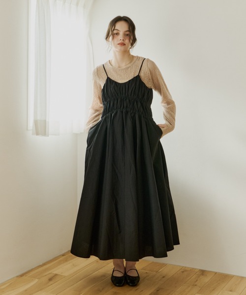 OLUN オルン　ボリュームキャミワンピース volume cami onepiece/ボリュームキャミワンピース（ワンピース