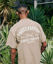 FAKE CAMPER（フェイクキャンパー）の「タイガーオリジナルヴィンテージ半袖Tシャツ[カーキ]（Tシャツ/カットソー）」