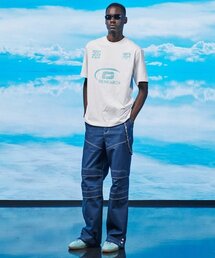 FDR（エフディーアール）の「Parasuit+Skipants Mixed Jean_Blue Indigo（デニムパンツ）」