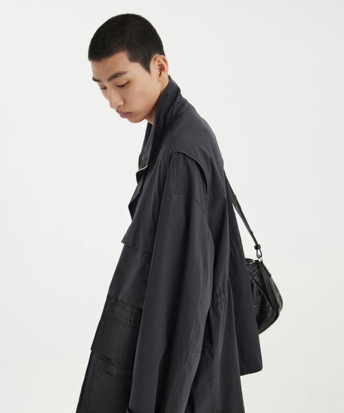 YOUTH（ユース）の「Panel Oversized Field Jacket - Charcoal Grey（その他アウター・レディース・その他・S/M/L）」の6枚目の写真