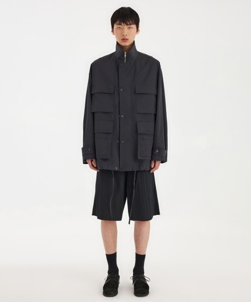 YOUTH（ユース）の「Panel Oversized Field Jacket - Charcoal Grey（その他アウター・レディース・その他・S/M/L）」の7枚目の写真