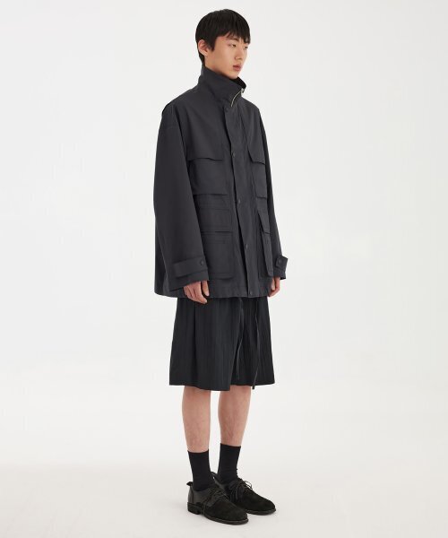 YOUTH（ユース）の「Panel Oversized Field Jacket - Charcoal Grey（その他アウター・レディース・その他・S/M/L）」の8枚目の写真