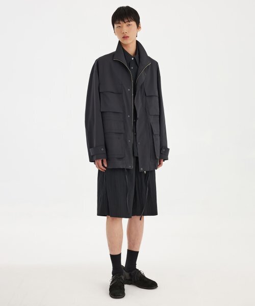 YOUTH（ユース）の「Panel Oversized Field Jacket - Charcoal Grey（その他アウター・レディース・その他・S/M/L）」の9枚目の写真