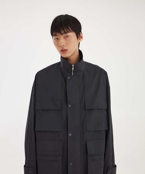 YOUTH（ユース）の「Panel Oversized Field Jacket - Charcoal Grey（その他アウター・レディース・その他・S/M/L）」の10枚目の写真