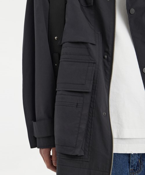 YOUTH（ユース）の「Panel Oversized Field Jacket - Charcoal Grey（その他アウター・レディース・その他・S/M/L）」の12枚目の写真