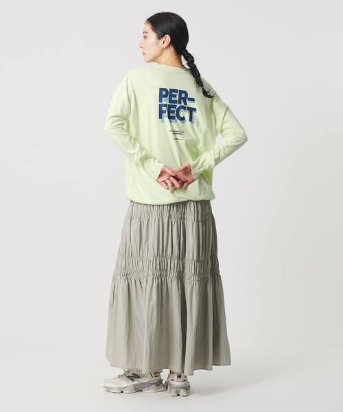 AMERICANA(アメリカーナ)の「【別注】<Americana>プリント ロングスリーブTシャツ(Tシャツ/カットソー・レディース・ライム/オレンジ/クリーム・FREE)」の11枚目の写真