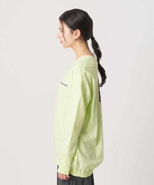 AMERICANA(アメリカーナ)の「【別注】<Americana>プリント ロングスリーブTシャツ(Tシャツ/カットソー・レディース・ライム/オレンジ/クリーム・FREE)」の13枚目の写真