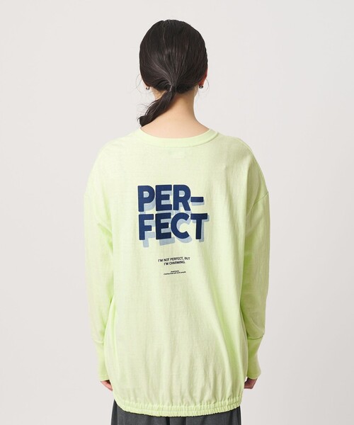 AMERICANA(アメリカーナ)の「【別注】<Americana>プリント ロングスリーブTシャツ(Tシャツ/カットソー・レディース・ライム/オレンジ/クリーム・FREE)」の14枚目の写真