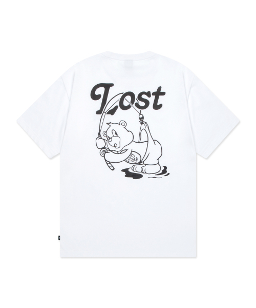 LMCの「FISHING BEAR TEE white(Tシャツ/カットソー・レディース・その他・S/M/L/XL)」の1枚目の写真