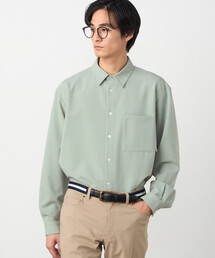 COMME CA ISM | ウールライクストレッチツイル ショートポイントカラーシャツ(シャツ/ブラウス)