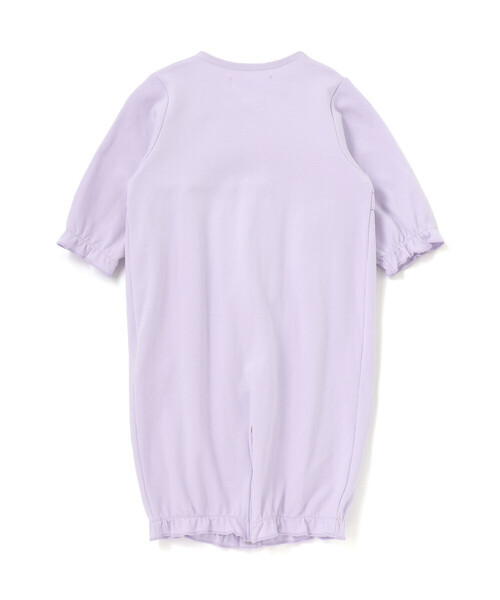 fillot de bebe reduction（フィヨデュベベルダクティオン）の「【お揃い】オーガンジー花柄プリント長袖2WAYオール(50~75cm)（ロンパース・キッズ・イエロー/パープル・FREE）」の8枚目の写真