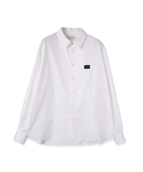 CULLNI（クルニ）の「High Count Broadcloth Embroidery Patch Shirt（シャツ/ブラウス・メンズ・ホワイト/グリーン/ピンク/ブラック/ブルー・0/1/2）」の2枚目の写真