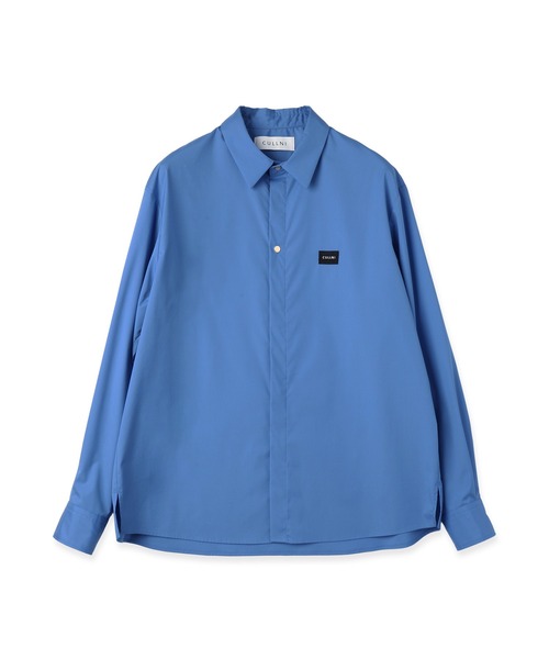CULLNI（クルニ）の「High Count Broadcloth Embroidery Patch Shirt（シャツ/ブラウス・メンズ・ホワイト/グリーン/ピンク/ブラック/ブルー・0/1/2）」の4枚目の写真