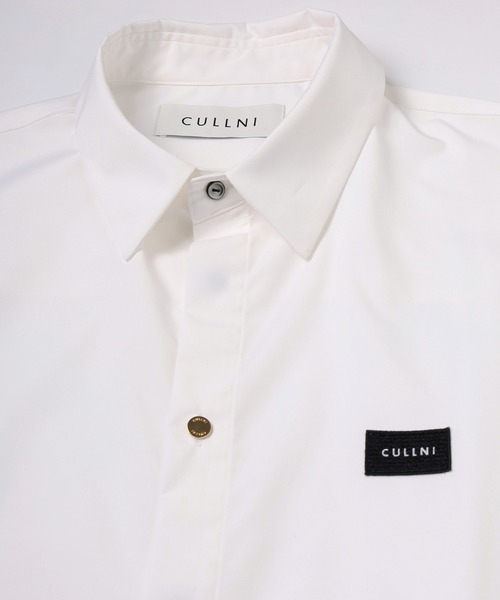 CULLNI（クルニ）の「High Count Broadcloth Embroidery Patch Shirt（シャツ/ブラウス・メンズ・ホワイト/グリーン/ピンク/ブラック/ブルー・0/1/2）」の10枚目の写真