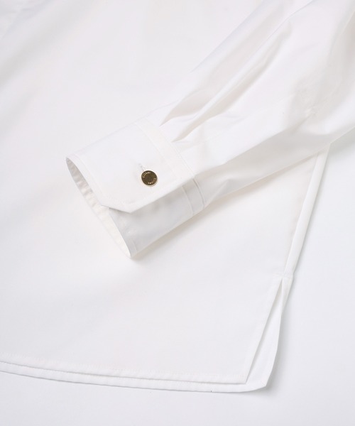 CULLNI（クルニ）の「High Count Broadcloth Embroidery Patch Shirt（シャツ/ブラウス・メンズ・ホワイト/グリーン/ピンク/ブラック/ブルー・0/1/2）」の12枚目の写真