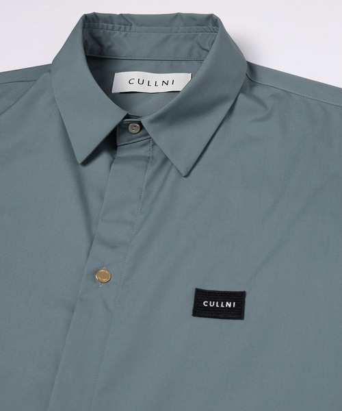CULLNI（クルニ）の「High Count Broadcloth Embroidery Patch Shirt（シャツ/ブラウス・メンズ・ホワイト/グリーン/ピンク/ブラック/ブルー・0/1/2）」の19枚目の写真