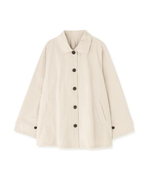 NATURAL BEAUTY BASIC（ナチュラルビューティーベーシック）の「◇ステンカラーハーフコート（ステンカラーコート・レディース・ベージュ/ネイビー/ベージュ系その他3・SMALL/MEDIUM）」の9枚目の写真