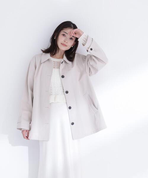 ◇ステンカラーハーフコート（ステンカラーコート）｜NATURAL BEAUTY