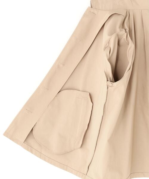 NATURAL BEAUTY BASIC（ナチュラルビューティーベーシック）の「◇ステンカラーハーフコート（ステンカラーコート・レディース・ベージュ/ネイビー/ベージュ系その他3・SMALL/MEDIUM）」の19枚目の写真