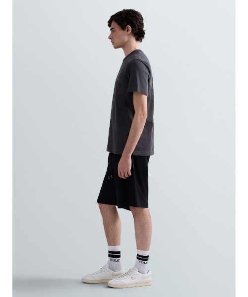 REPLAY(リプレイ)の「ベーシックジャージーロゴプリント Tシャツ(Tシャツ/カットソー・メンズ・ダークグレー/モスグリーン/ホワイト・X-LARGE/LARGE/MEDIUM)」の5枚目の写真