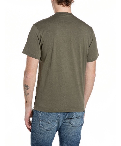 REPLAY(リプレイ)の「ベーシックジャージーロゴプリント Tシャツ(Tシャツ/カットソー・メンズ・ダークグレー/モスグリーン/ホワイト・X-LARGE/LARGE/MEDIUM)」の12枚目の写真
