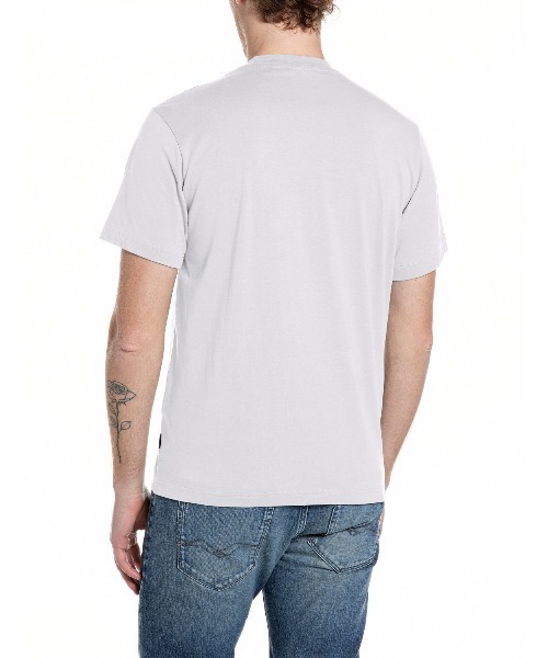 REPLAY(リプレイ)の「ベーシックジャージーロゴプリント Tシャツ(Tシャツ/カットソー・メンズ・ダークグレー/モスグリーン/ホワイト・X-LARGE/LARGE/MEDIUM)」の11枚目の写真