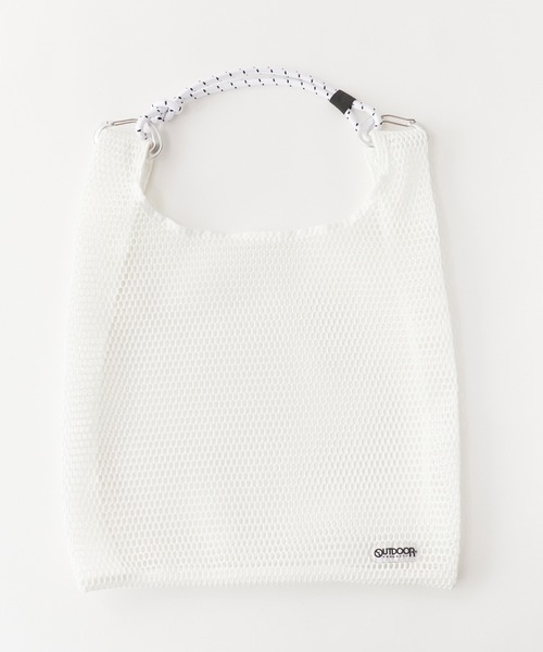 OUTDOOR PRODUCTS(アウトドアプロダクツ)の「OUTDOOR PRODUCTS/アウトドアプロダクツ MESH SHOPPER(M) トートバッグ 秋 秋服 2026年秋冬(トートバッグ・レディース・ホワイト/ブラック/グレー・FREE)」の11枚目の写真
