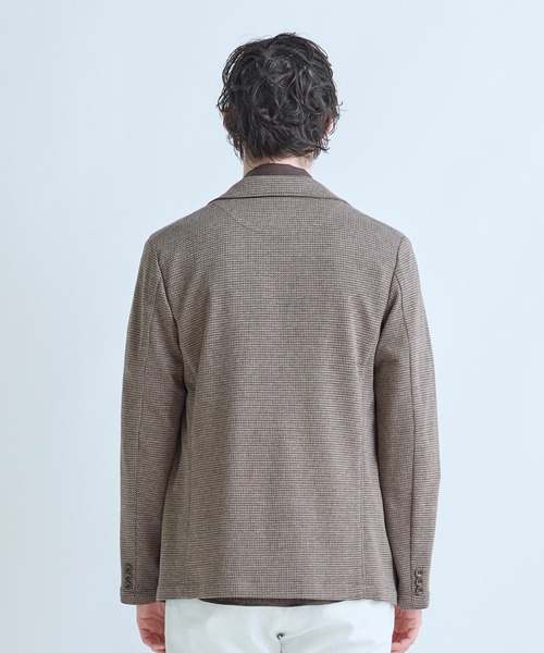 MEN'S BIGI(メンズビギ)の「ピンドットダブルラッセル ライトジャケット<ストレッチ><速乾性>(テーラードジャケット・メンズ・グレー/ベージュ/ネイビー・01/02/03/04)」の17枚目の写真