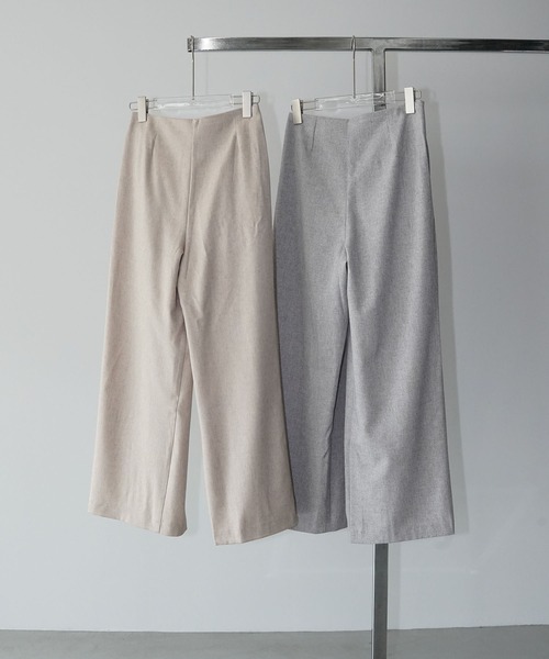 chuclla(チュクラ)の「タックプリーツ ワイドパンツ chw26s074(その他パンツ・レディース・ベージュ/グレー・M/L)」の12枚目の写真