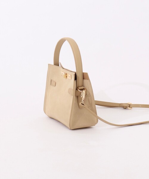 NOLLEY’S（ノーリーズ）の「HINERI スエードバッグS（トートバッグ・レディース・ベージュ・FREE）」の7枚目の写真