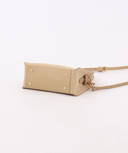 NOLLEY’S（ノーリーズ）の「HINERI スエードバッグS（トートバッグ・レディース・ベージュ・FREE）」の8枚目の写真