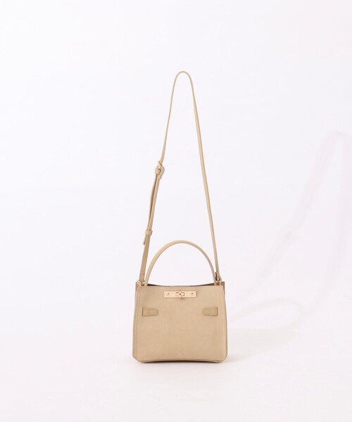 NOLLEY’S（ノーリーズ）の「HINERI スエードバッグS（トートバッグ・レディース・ベージュ・FREE）」の9枚目の写真