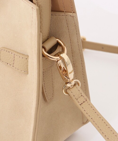 NOLLEY’S（ノーリーズ）の「HINERI スエードバッグS（トートバッグ・レディース・ベージュ・FREE）」の11枚目の写真