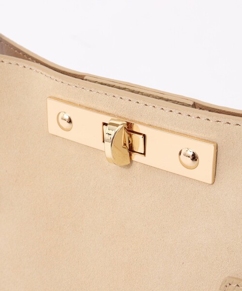 NOLLEY’S（ノーリーズ）の「HINERI スエードバッグS（トートバッグ・レディース・ベージュ・FREE）」の12枚目の写真