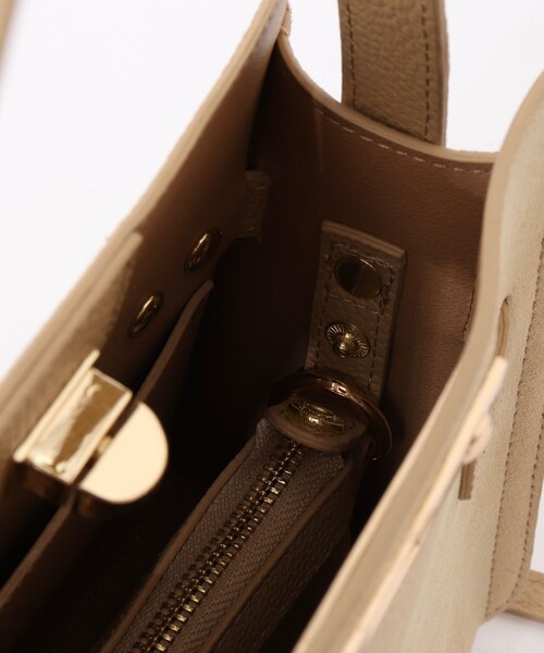 NOLLEY’S（ノーリーズ）の「HINERI スエードバッグS（トートバッグ・レディース・ベージュ・FREE）」の17枚目の写真